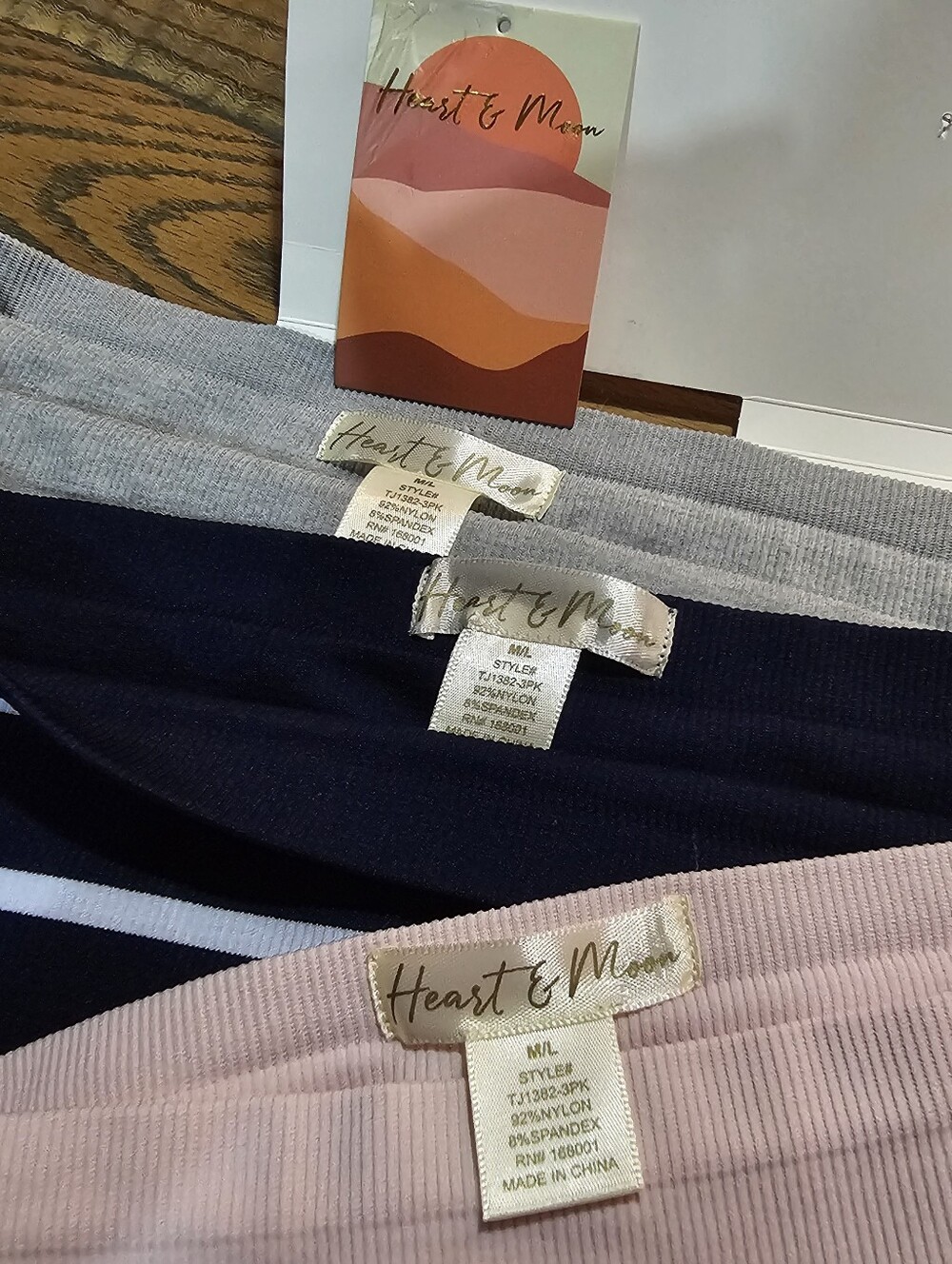 Women's Top Tube - Pink, Navy, Gray (3-Pack) NWT